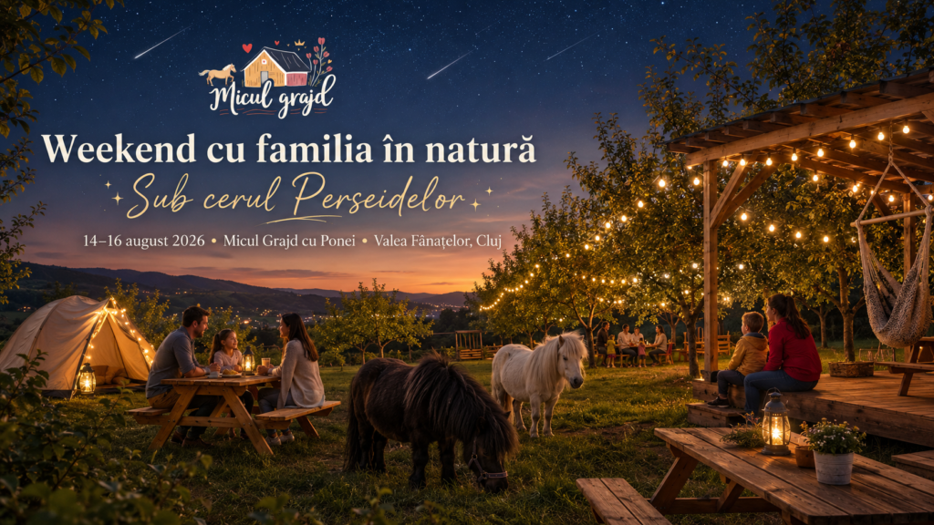 Weekend cu familia în natură, sub cerul Perseidelor