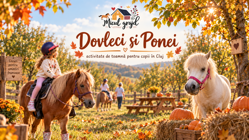 Dovleci și Ponei în Cluj - Activitate de toamnă pentru copii